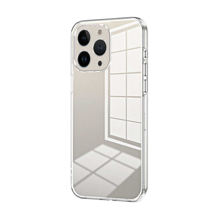 Transparent Plating Fine Hole Phone Case, For iPhone 13 Pro Max, For iPhone 13 Pro, For iPhone 13