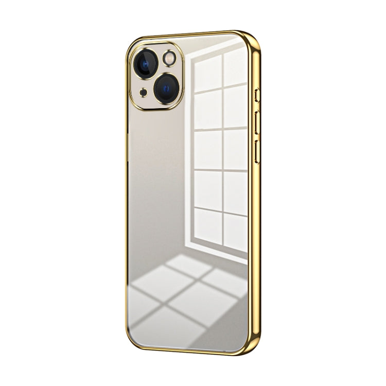 Transparent Plating Fine Hole Phone Case, For iPhone 13 Pro Max, For iPhone 13 Pro, For iPhone 13