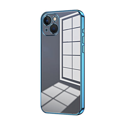 Transparent Plating Fine Hole Phone Case, For iPhone 13 Pro Max, For iPhone 13 Pro, For iPhone 13
