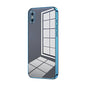 Transparent Plating Fine Hole Phone Case, For iPhone X / XS, For iPhone XR, For iPhone XS Max