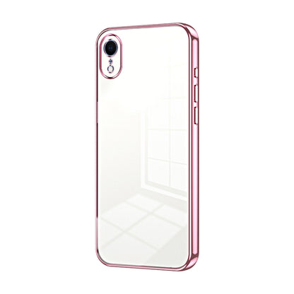 Transparent Plating Fine Hole Phone Case, For iPhone X / XS, For iPhone XR, For iPhone XS Max