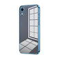 Transparent Plating Fine Hole Phone Case, For iPhone X / XS, For iPhone XR, For iPhone XS Max