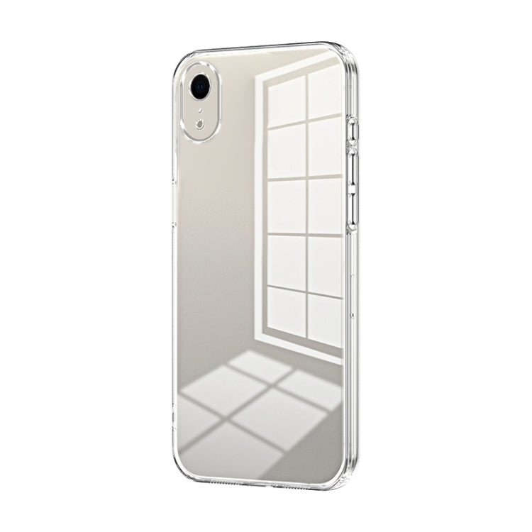 Transparent Plating Fine Hole Phone Case, For iPhone X / XS, For iPhone XR, For iPhone XS Max