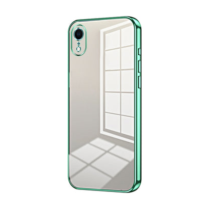 Transparent Plating Fine Hole Phone Case, For iPhone X / XS, For iPhone XR, For iPhone XS Max