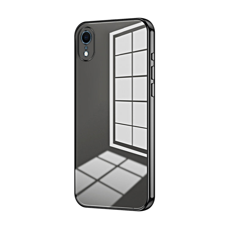Transparent Plating Fine Hole Phone Case, For iPhone X / XS, For iPhone XR, For iPhone XS Max