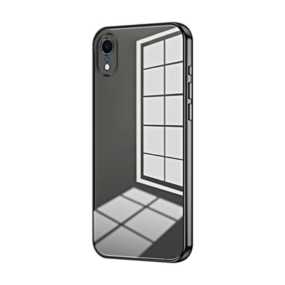 Transparent Plating Fine Hole Phone Case, For iPhone X / XS, For iPhone XR, For iPhone XS Max