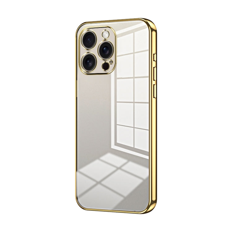 Transparent Plating Fine Hole Phone Case, For iPhone 17, For iPhone Air, For iPhone 16 Pro Max