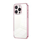 Transparent Plating Fine Hole Phone Case, For iPhone 16 Pro, For iPhone 16 Plus, For iPhone 16