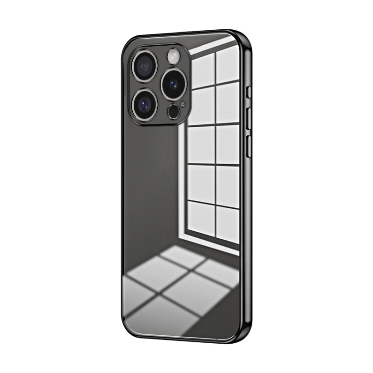 Transparent Plating Fine Hole Phone Case, For iPhone 16 Pro, For iPhone 16 Plus, For iPhone 16