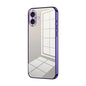 Transparent Plating Fine Hole Phone Case, For iPhone 16 Pro, For iPhone 16 Plus, For iPhone 16