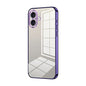 Transparent Plating Fine Hole Phone Case, For iPhone 16 Pro, For iPhone 16 Plus, For iPhone 16
