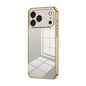 Transparent Plating Fine Hole Phone Case, For iPhone 17e / 16e, For iPhone 17 Pro Max, For iPhone 17 Pro