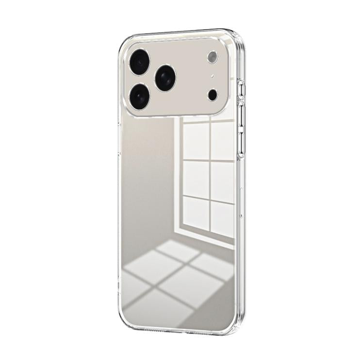 Transparent Plating Fine Hole Phone Case, For iPhone 17e / 16e, For iPhone 17 Pro Max, For iPhone 17 Pro
