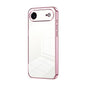 Transparent Plating Fine Hole Phone Case, For iPhone 17, For iPhone Air, For iPhone 16 Pro Max