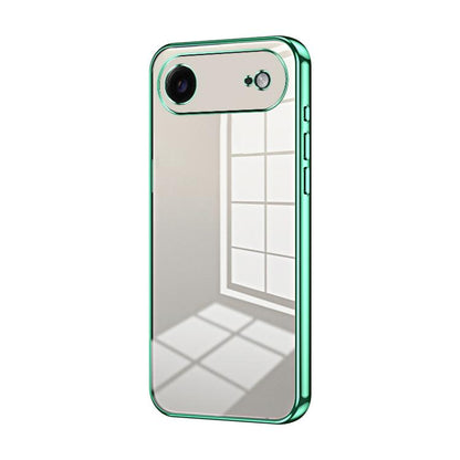 Transparent Plating Fine Hole Phone Case, For iPhone 17, For iPhone Air, For iPhone 16 Pro Max