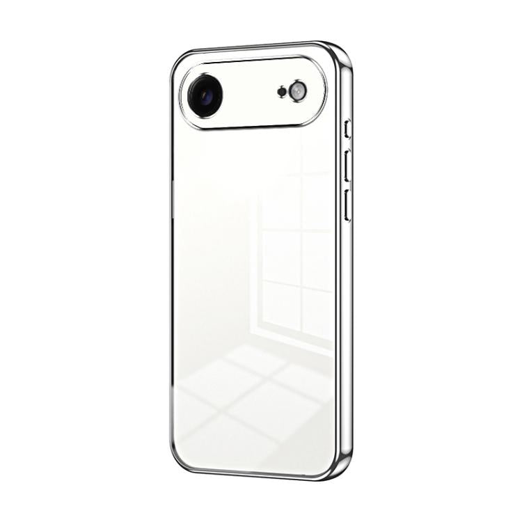 Transparent Plating Fine Hole Phone Case, For iPhone 17, For iPhone Air, For iPhone 16 Pro Max