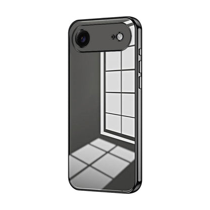 Transparent Plating Fine Hole Phone Case, For iPhone 17, For iPhone Air, For iPhone 16 Pro Max