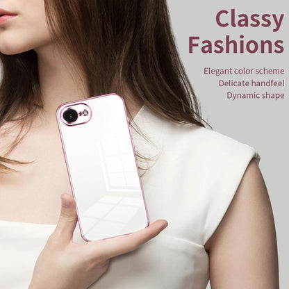 Transparent Plating Fine Hole Phone Case, For iPhone 17e / 16e, For iPhone 17 Pro Max, For iPhone 17 Pro
