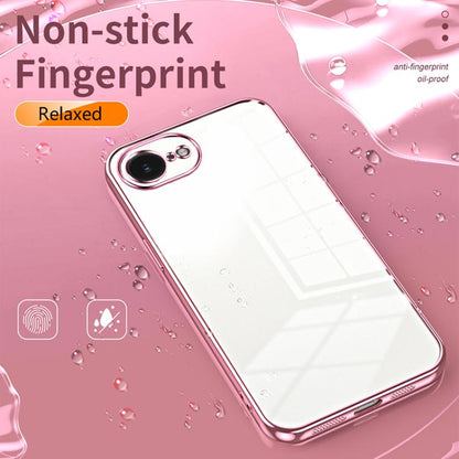 Transparent Plating Fine Hole Phone Case, For iPhone 17e / 16e, For iPhone 17 Pro Max, For iPhone 17 Pro