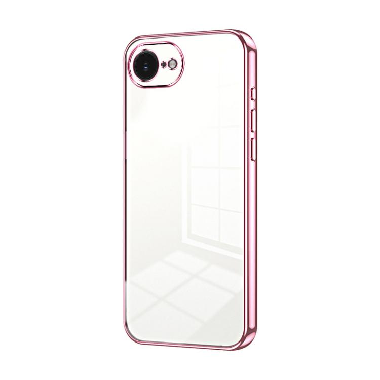 Transparent Plating Fine Hole Phone Case, For iPhone 17e / 16e, For iPhone 17 Pro Max, For iPhone 17 Pro