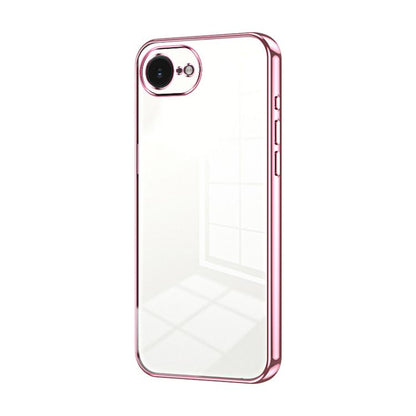 Transparent Plating Fine Hole Phone Case, For iPhone 17e / 16e, For iPhone 17 Pro Max, For iPhone 17 Pro