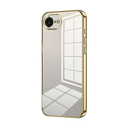 Transparent Plating Fine Hole Phone Case, For iPhone 17e / 16e, For iPhone 17 Pro Max, For iPhone 17 Pro