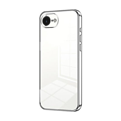 Transparent Plating Fine Hole Phone Case, For iPhone 17e / 16e, For iPhone 17 Pro Max, For iPhone 17 Pro