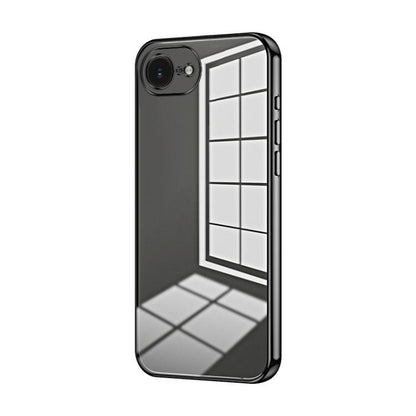 Transparent Plating Fine Hole Phone Case, For iPhone 17e / 16e, For iPhone 17 Pro Max, For iPhone 17 Pro