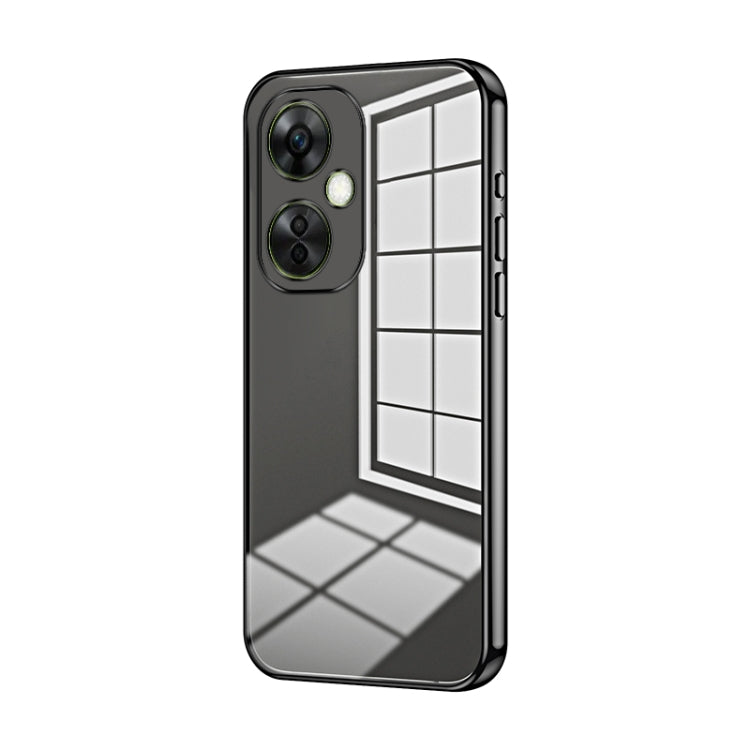Transparent Plating Fine Hole Phone Case, For OnePlus Nord CE 3 Lite / Nord N30, For OnePlus Ace 2V / Nord 3, For OnePlus Ace 2 / 11R