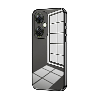 Transparent Plating Fine Hole Phone Case, For OnePlus Nord CE 3 Lite / Nord N30, For OnePlus Ace 2V / Nord 3, For OnePlus Ace 2 / 11R