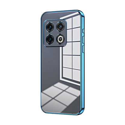 Transparent Plating Fine Hole Phone Case, For OnePlus 10 Pro, For OnePlus Nord N20 5G, For OnePlus 9R