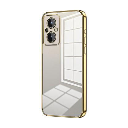 Transparent Plating Fine Hole Phone Case, For OnePlus 10 Pro, For OnePlus Nord N20 5G, For OnePlus 9R