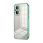 Transparent Plating Fine Hole Phone Case, For OnePlus 10 Pro, For OnePlus Nord N20 5G, For OnePlus 9R