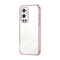 Transparent Plating Fine Hole Phone Case, For OnePlus 9 Pro, For OnePlus 9, For OnePlus 8T