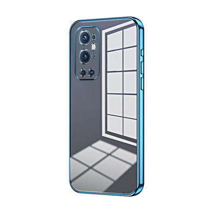 Transparent Plating Fine Hole Phone Case, For OnePlus 9 Pro, For OnePlus 9, For OnePlus 8T