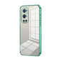 Transparent Plating Fine Hole Phone Case, For OnePlus 9 Pro, For OnePlus 9, For OnePlus 8T