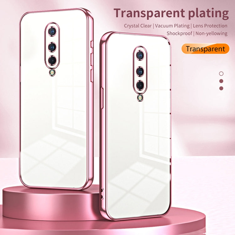 Transparent Plating Fine Hole Phone Case