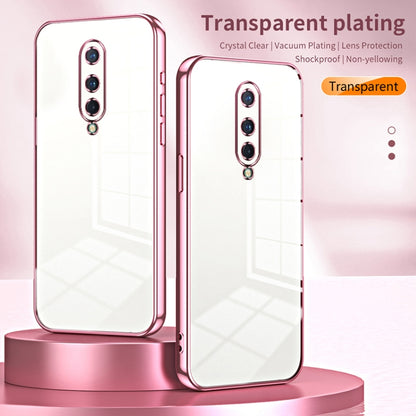 Transparent Plating Fine Hole Phone Case
