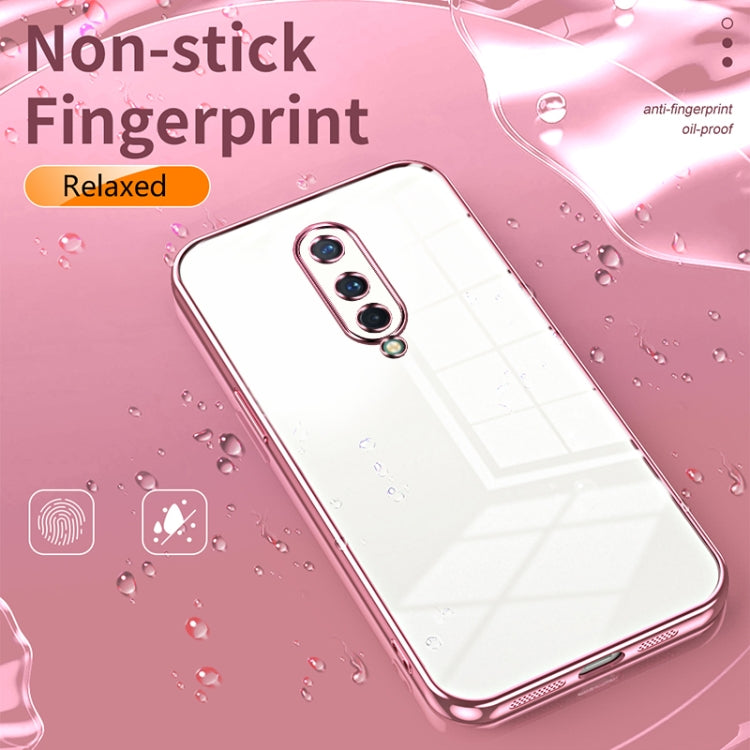 Transparent Plating Fine Hole Phone Case