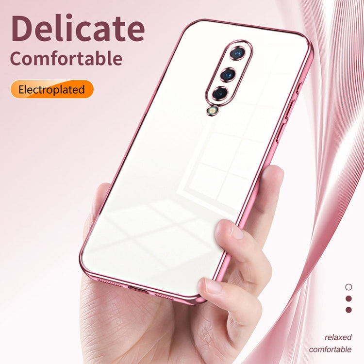 Transparent Plating Fine Hole Phone Case