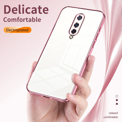 Transparent Plating Fine Hole Phone Case