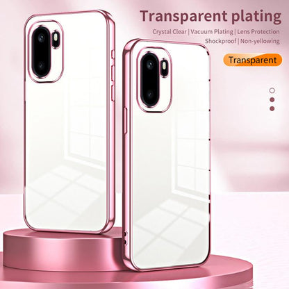 Transparent Plating Fine Hole Phone Case, For OnePlus Ace 6, For OnePlus Ace 5 / 13R, For OnePlus 13