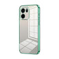 Transparent Plating Fine Hole Phone Case, For OnePlus Turbo 6V, For OnePlus Ace 6 / Ace 6T / 15R, For OnePlus Turbo 6