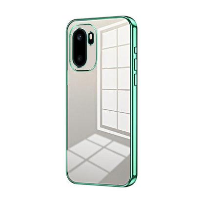 Transparent Plating Fine Hole Phone Case, For OnePlus Turbo 6V, For OnePlus Ace 6 / Ace 6T / 15R, For OnePlus Turbo 6