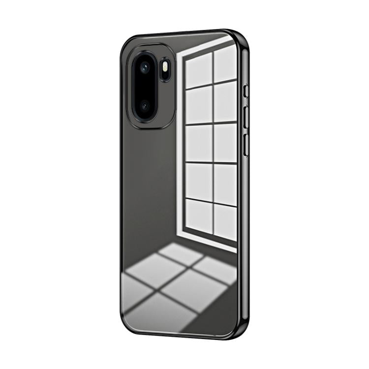 Transparent Plating Fine Hole Phone Case, For OnePlus Turbo 6V, For OnePlus Ace 6 / Ace 6T / 15R, For OnePlus Turbo 6