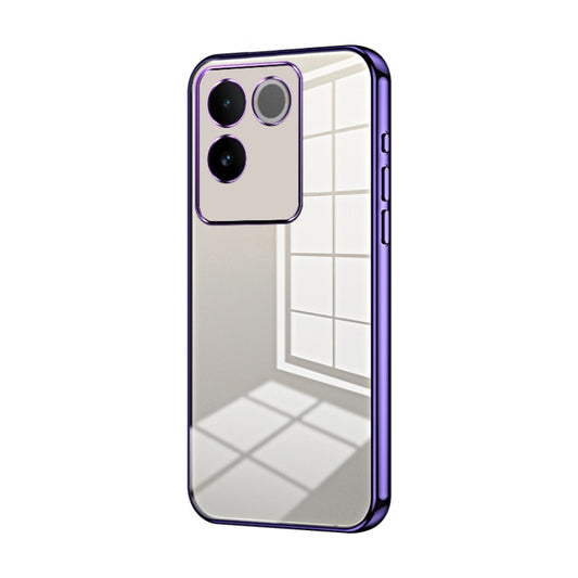 Transparent Plating Fine Hole Phone Case