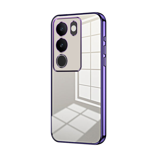 Transparent Plating Fine Hole Phone Case