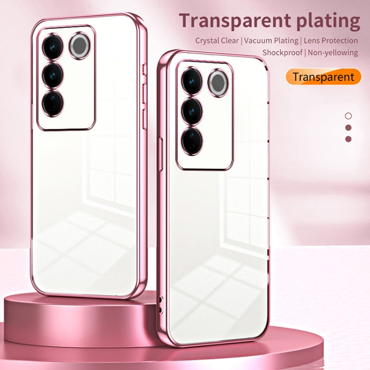 Transparent Plating Fine Hole Phone Case, Series 9