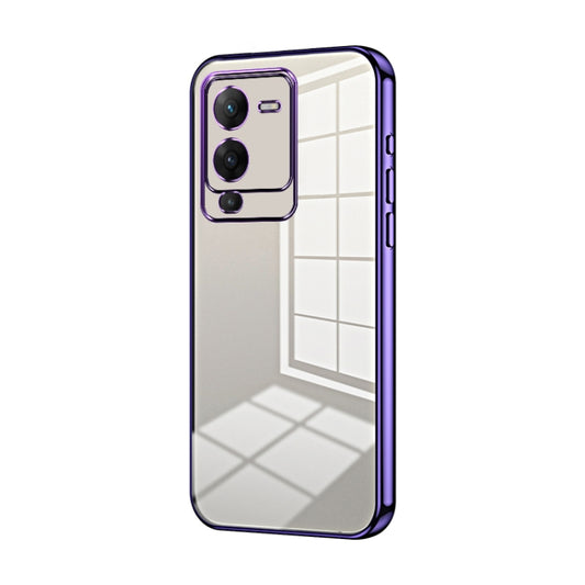Transparent Plating Fine Hole Phone Case