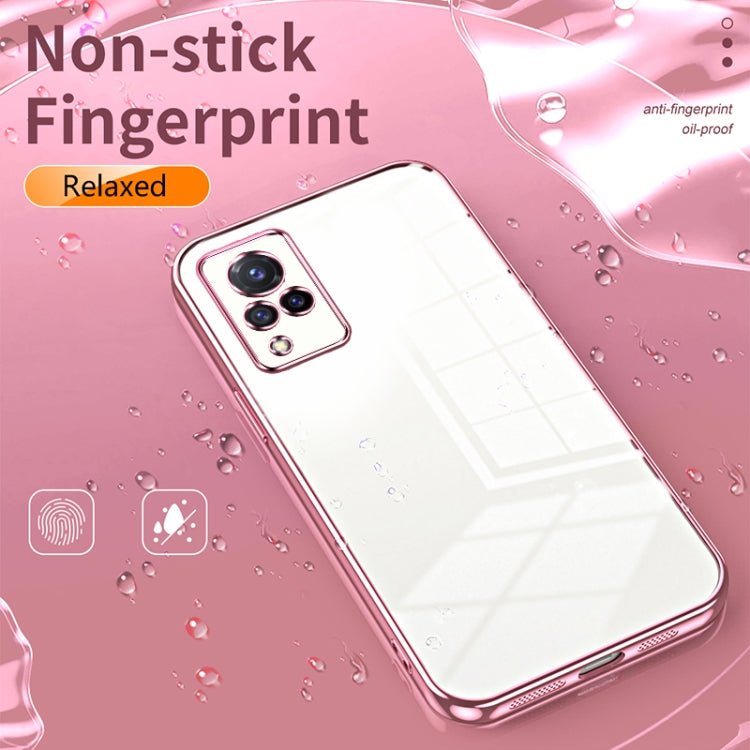 Transparent Plating Fine Hole Phone Case, Series 14